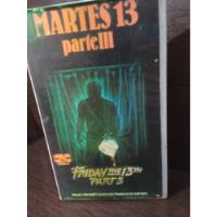 Martes 13-parte 3-friday The 13-duplicado-vhs-1983 segunda mano  Argentina