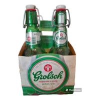 Cerveza Grolsch 450 Ml Año 2018 Pach Con Caja Y 4 Botellas  segunda mano  Argentina