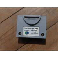 N64 Accesorio Controller Pak Memory Card Originl Nintendo 64, usado segunda mano  Argentina