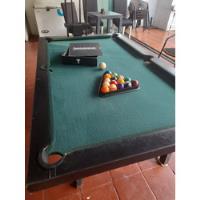 Usado, Mesa De Pool Familiar Con Tapa Ping Pong Y Accesorios segunda mano  Argentina