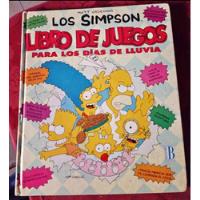 Los Simpson - Libro De Juegos Para Los Dias De Lluvia (1992) segunda mano  Argentina