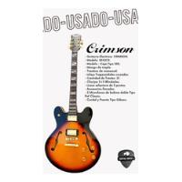 Guitarra Eléctrica Crimson Seg272 Tipo 335 Hh Usada segunda mano  Argentina