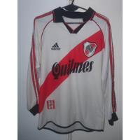 Camiseta River Plate 2001 Manga Larga Talle S #21 Ortega segunda mano  Argentina