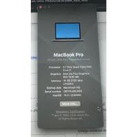 Macbook Pro 13 2018 I7 16gb 1tb Touchbar A1989 Con Caja segunda mano  Argentina