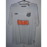 Camiseta Umbro Santos Brasil Blanca #10 Talle L segunda mano  Argentina