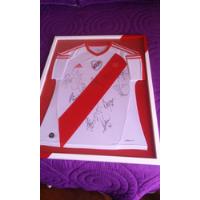 Camiseta De River Enmarcada Y Firmada Por Jugadores. 2015 segunda mano  Argentina