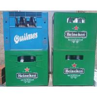 Usado, 8 Cajones De Cerveza Quilmes Y Heineken 12 Envases C/u.  segunda mano  Argentina