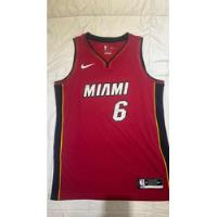 Usado, Camiseta Miami Heat Lebron James 6 Nike segunda mano  Argentina