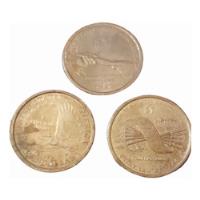Lote 3 Moneda 1 Dólar 2000 2011 Sacajawea Dorado, usado segunda mano  Argentina