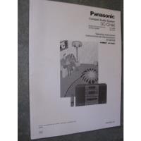 Manual Panasonic Audio System Sc-ch46 Zona Caballito, usado segunda mano  Argentina