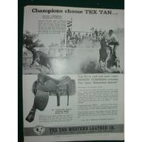 Usado, Cowboys Clipping Publicidad Western Monturas Tex Tan Leather segunda mano  Argentina