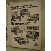 Usado, Publicidad Chevrolet Pick Up C10 Brava Van C30 C50 C60 1970 segunda mano  Argentina