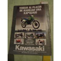 Publicidad Moto Kawasaki 125 Kmx Año 1990 segunda mano  Argentina