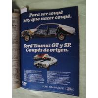 Usado, Publicidad Ford Taunus Coupe Gt - Sp Año 1980 segunda mano  Argentina