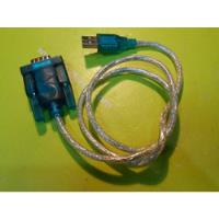 Cable Adaptador Usb A Serie Rs232 De 1 Puerto Serial Db9 M/m, usado segunda mano  Argentina