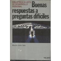 Libro / Buenas Respuestas A Preguntas Dificiles /martin Yate segunda mano  Argentina