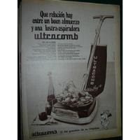 Publicidad Vintage Clipping Lustra Aspiradora Ultracomb, usado segunda mano  Argentina