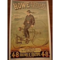 Afiche Posters Bicicleta Paris Francia Calidad Propaganda, usado segunda mano  Argentina