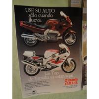 Usado, Publicidad Moto Yamaha Gts 1000 A Y Yzf 750 Sp Año 1993 segunda mano  Argentina