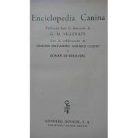 Enciclopedia Canina Villenave  segunda mano  Argentina