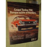 Publicidad Torino Coupe Tsx Año 1978 X segunda mano  Argentina