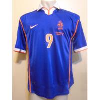 Camiseta Selección Holanda Mundial Francia 1998 Kluivert 9 L, usado segunda mano  Argentina