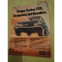Publicidad Torino Coupe Tsx Año 1978 Xx, usado segunda mano  Argentina