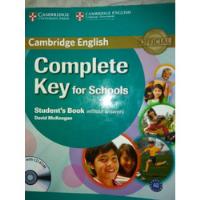 Complete Key For Schools Students Book segunda mano  Argentina