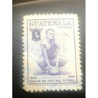 Estampilla De Guatemala. Bodas De Oro Del Fútbol segunda mano  Argentina