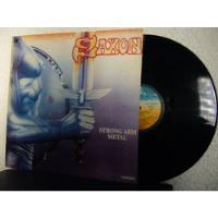 Saxon - Strong Arm Metal Best Of - Vinilo Lp - Exc Edfargz segunda mano  Argentina