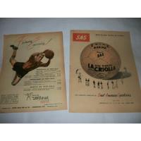 Propagandas Antiguas Futbol, Box, Pelotas,etc.1940 Al 60 X 5 segunda mano  Argentina
