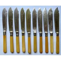 Cuchillos Para Pescado Acero Inglés Lote X 10, usado segunda mano  Argentina