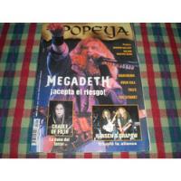 Revista Epopeya Tapa Megadeth Con Poster  segunda mano  Argentina