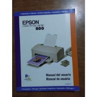 Manual Epson Stylus Color 800 Impresora segunda mano  Argentina