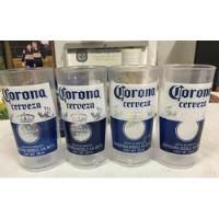 Cerveza Corona-lote X 4 Vasos Plásticos-publicidad-coleccion segunda mano  Argentina