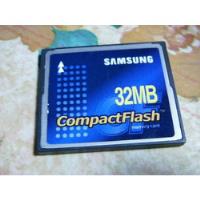 Usado, Memoria Compact Flash 32 Mb Samsung En Uso segunda mano  Argentina