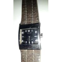 Reloj Dama Dkny Metal Plateado Y Malla De Cuero , usado segunda mano  Argentina