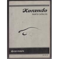 Manual De Despiece  Ssangyong Korando  Ingles Año 1998 , usado segunda mano  Argentina