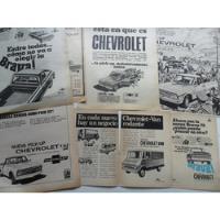 10 Publicidad Chevrolet Pick Up 1970 C10 1966 Brava Revista segunda mano  Argentina