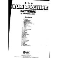 200 Drum Machines Patterns Rene Bardett, usado segunda mano  Argentina