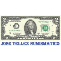 Estados Unidos Billetes 2 Dolares Reposicion Unc Palermo segunda mano  Argentina