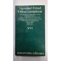Obras Completas Xvl-sigmund Freud-ed:amorrortu-lib Merlin segunda mano  Argentina