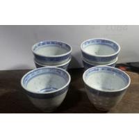 Usado, 6 Mini Bowl Cuenco Arrocero Porcelana China  6,1cm Diam. segunda mano  Argentina