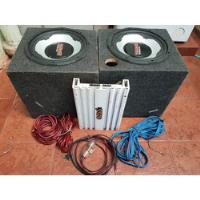 Potencia Boss Ava 650+ Kit Cables + Woofers Selenium 12 500w segunda mano  Argentina