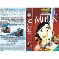 Mulan Vhs Walt Disney Español Latino Video Fantasia, usado segunda mano  Argentina