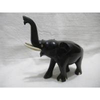 Figura Decorativa Elefante Madera Ébano Tallado A Mano 11 Cm, usado segunda mano  Argentina