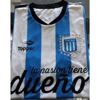 Camiseta Racing 2015/2016 - Topper - Original  segunda mano  Argentina
