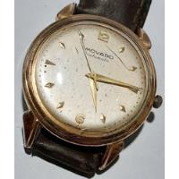 Reloj Movado Automático Antiguo Plaque Oro 35 Mm 17 Jewels, usado segunda mano  Argentina