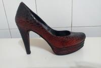 Usado, Zapatos De Fiesta Stilletos Mujer ,rojos Con Plataforma segunda mano  Argentina