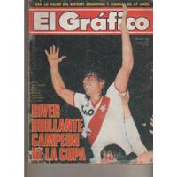 Revista El Grafico * Nº 3500 River Campron De America 1986 segunda mano  Argentina